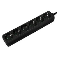 LogiLink LPS238B - 1,5 m - 6 AC-Ausgänge - Indoor - IP20 - Schwarz - 250 V