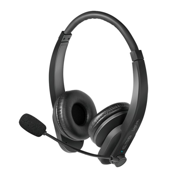 LogiLink BT0060 - Kabellos - Büro/Callcenter - 20 - 20000 Hz - 160 g - Kopfhörer - Schwarz