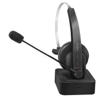 LogiLink Bluetooth Headset Mono m.headband & charging stand - Headset - Mono