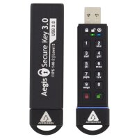 Apricorn Aegis Secure Key 3.0 - USB-Flash-Laufwerk - verschlüsselt