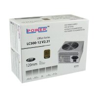LC-Power LC500-12 V2.31 - 350 W - 230 V - 400 W - 50 Hz -...