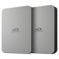 LaCie Mobile Drive (2022) - 4 TB - 2.5" - 3.2 Gen 1 (3.1 Gen 1) - Silber