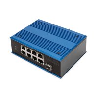 DIGITUS 8 Port Fast Ethernet Netzwerk PoE Switch,...