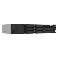 QNAP TS-864EU-RP-8G - NAS - Rack (2U) - Intel® Celeron® - Schwarz