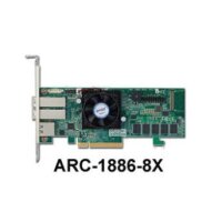 Areca Raid Controller ARC-1886-8X 8-Port Tri Mode PCIe...
