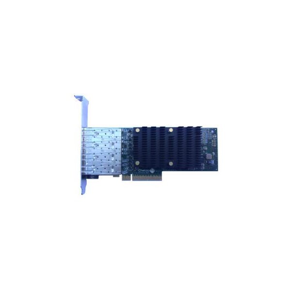 Chelsio Netzwerkkarte Quad-Port SFP+ 10 Gbit LP T540-LP-CR - Netzwerkkarte