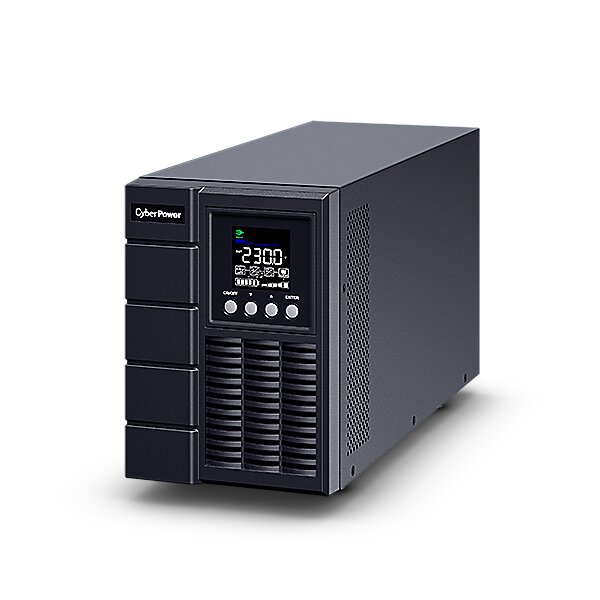 CyberPower Systems CyberPower OLS2000EA-DE Doppelwandler Online USV 2000VA/1800W Tower - ECO Mode - LCD - USB - Expansion Port für opt. Netzwerkkarten - Anschluss f. opt. Batterieerweiterung - Doppelwandler (Online) - 2 kVA - 1800 W - Reiner Sinus - 200 V
