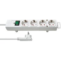 Brennenstuhl 1153120100 - 2 m - Drinnen - Weiß - 4 AC-Ausgänge - 320 mm - Weiß