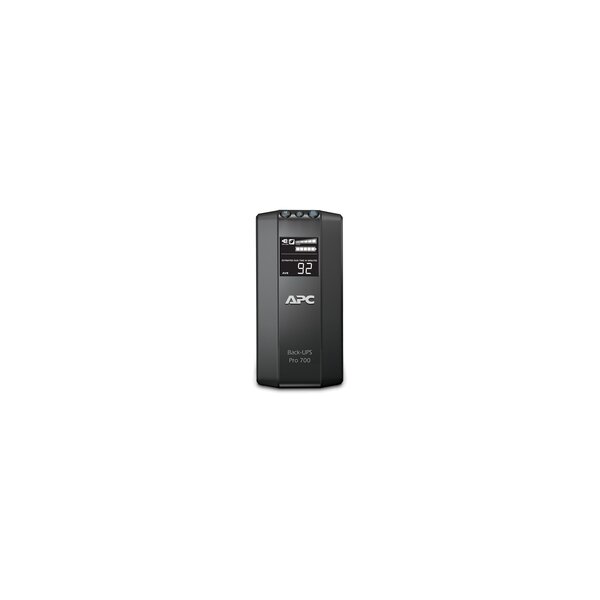 APC BR700G - 0,7 kVA - 420 W - 355 J - 40 dB - NEMA 5-15R - Plombierte Bleisäure (VRLA)