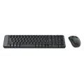 Logitech Wireless Combo MK220 - Tastatur - 1.000 dpi Optisch - QWERTY - Schwarz