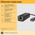 HP USB-C-an-RJ45 G2-Adapter - Kabelgebunden - USB Typ-C - Ethernet - Schwarz