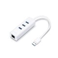 TP-LINK UE330 USB 3.0 (3.1 Gen 1) Type-A 1000Mbit/s Weiß Schnittstellenhub