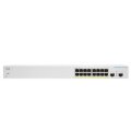 Cisco CBS220-16P-2G - Managed - L2 - Gigabit Ethernet (10/100/1000) - Power over Ethernet (PoE) - Rack-Einbau