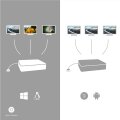 i-tec Metal USB-C Nano 3x Display Docking Station + Power Delivery 100 W - Kabelgebunden - USB 3.2 Gen 1 (3.1 Gen 1) Type-C - 100 W - 3,5 mm - 10,100,1000 Mbit/s - Silber