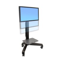 Ergotron Neo-Flex Mobile MediaCenter LD - Multimedia-Wagen - Schwarz - Flachbildschirm - 22,7 kg - 68,6 cm (27") - 139,7 cm (55")