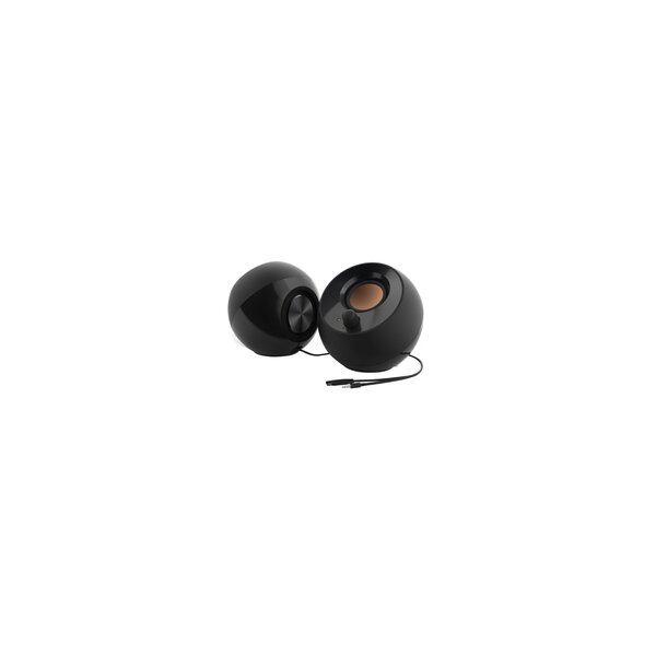 Creative Labs Pebble - 2.0 Kanäle - Kabelgebunden - 4,4 W - 100 - 17000 Hz - Schwarz