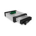 ICY BOX IB-129SSK-B - 13,3 cm (5.25") - Frontblende - 2.5/3.5" - SATA - SATA II - SATA III - Serial Attached SCSI (SAS) - Schwarz - Aluminium