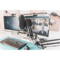 DIGITUS Kondensatormikrofon USB 1.5m schwarz - Digital/Daten
