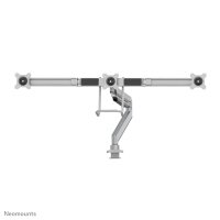 Neomounts NM-D775DX3SILVER Monitorarm 17-27" - Gasfeder - Topfix - 180°-Stopp - Klemme/Durchführung - 43,2 cm (17") - 68,6 cm (27") - 100 x 100 mm - Höhenverstellung - Silber