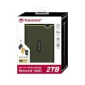 Transcend StoreJet 25M3G - 2 TB - 2.5" - 3.2 Gen 1 (3.1 Gen 1) - Grün