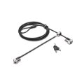 Kensington NanoSaver®-Laptopschloss mit zwei Schließköpfen - 1,8 m - Kensington - Schlüssel - Karbonstahl - Schwarz - Edelstahl