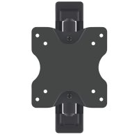Manhattan Universal TV-Wandhalterung - neig- und schwenkbar - Ein doppelt schwenkbarer Arm - geeignet für Bildschirme von 13" bis 27"* und bis zu 20 kg - Wandabstand 50 bis 354 mm - schwarz - 20 kg - 33 cm (13 Zoll) - 68,6 cm (27 Zoll) - 75 x 75 mm - 100