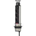 Brennenstuhl Tower Power Tischsteckdosenleiste 3-fach - Verlängerungsschnur