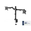 DIGITUS Dual Monitorhalterung, 2x 32", 2x 8 kg