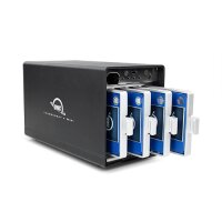 OWC ThunderBay 4 mini - HDD / SSD-Gehäuse - 2.5 Zoll - SATA - 40 Gbit/s - USB Anschluss - Schwarz