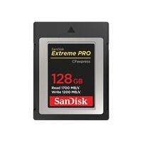 SanDisk SDCFE-128G-GN4NN - 128 GB - CFexpress - 1700 MB/s - 1200 MB/s - Schwarz