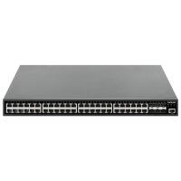 Intellinet 54-P PoE+ Managed Switch 6x10GbE 450W - Switch - 54-Port
