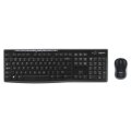 Logitech MK270 - Volle Größe (100%) - Kabellos - RF Wireless - QWERTY - Schwarz - Maus enthalten