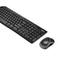 Logitech MK270 - Volle Größe (100%) - Kabellos - RF Wireless - QWERTY - Schwarz - Maus enthalten