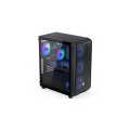 ENDORFY Arx 500 ARGB - PC - Schwarz - ATX - ITX - micro ATX - Gehärtetes Glas - Gaming - Taschenlüfter