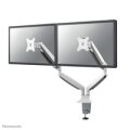 Neomounts NM-D750DWHITE Monitorarm 10-32" - Gasfeder - Klemme/Durchführung - 25,4 cm (10") - 81,3 cm (32") - 100 x 100 mm - Höhenverstellung - Weiß