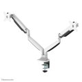 Neomounts NM-D750DWHITE Monitorarm 10-32" - Gasfeder - Klemme/Durchführung - 25,4 cm (10") - 81,3 cm (32") - 100 x 100 mm - Höhenverstellung - Weiß