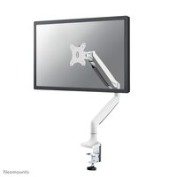 Neomounts NM-D750WHITE Monitorarm 10-32" - Gasfeder - Klemme/Durchführung - 9 kg - 25,4 cm (10") - 81,3 cm (32") - 100 x 100 mm - Weiß