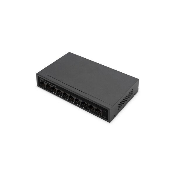 DIGITUS 8+2 Port Gigabit PoE Switch