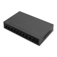 DIGITUS 8+2 Port Gigabit PoE Switch