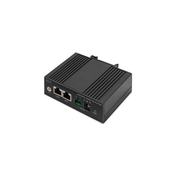 DIGITUS Gigabit Ethernet PoE Splitter, Industrial, 60 W