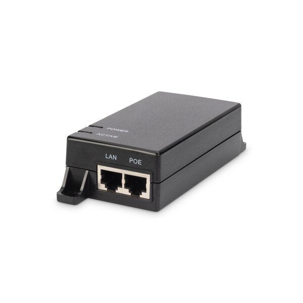 DIGITUS Gigabit Ethernet PoE Injektor, 802.3af, 15.4 W