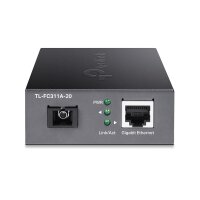 TP-LINK TL-FC311A-20 - 1000 Mbit/s - IEEE 802.3 - IEEE 802.3ab - IEEE 802.3i - IEEE 802.3u - IEEE 802.3x - IEEE 802.3z - Gigabit Ethernet - 10,100,1000 Mbit/s - 1000 Mbit/s - SC