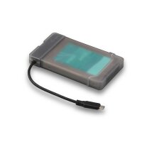 i-tec MySafe USB-C 3.1 Gen. 2 Easy - HDD / SSD-Gehäuse - 2.5" - SATA - Serial ATA II - Serial ATA III - 10 Gbit/s - USB Anschluss - Schwarz