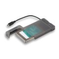 i-tec MySafe USB-C 3.1 Gen. 2 Easy - HDD / SSD-Gehäuse - 2.5" - SATA - Serial ATA II - Serial ATA III - 10 Gbit/s - USB Anschluss - Schwarz