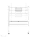 Neomounts FL50-525WH1 TV-Trolley 55-86" - schnelle Installation - TÜV - Multimedia-Trolley - Weiß - Stahl - Flachbildschirm - 76 kg - 10 kg