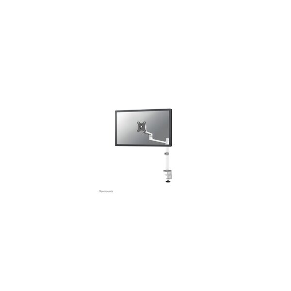 Neomounts DS60-425WH1 Monitorarm 17-27" - platzsparend - Klemme/Durchführung - 8 kg - 43,2 cm (17") - 68,6 cm (27") - 100 x 100 mm - Weiß