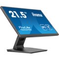 Iiyama ProLite 21.5" (54.5 cm) PCAP 10-Punkt Multi-Touch-Monitor mit Edge-to-Edge Glas Design - IPS-Panel-Technologie und Anti-Fingerprint-Beschichtung - 54,6 cm (21.5") - 1920 x 1080 Pixel - Full HD - LCD - 5 ms - Schwarz
