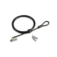 Kensington Slim NanoSaver® 2.0 Laptopschloss - 1,8 m - Kensington - Schlüssel - Karbonstahl - Schwarz - Silber