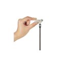 Kensington Slim NanoSaver® 2.0 Laptopschloss - 1,8 m - Kensington - Schlüssel - Karbonstahl - Schwarz - Silber