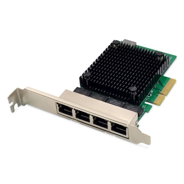 DIGITUS - DN-10136 - PCIe 4xGb Netzwerkk. Realtek